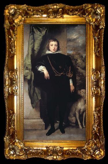 framed  Anthony Van Dyck Prince Rupert of the Palatinate, ta009-2